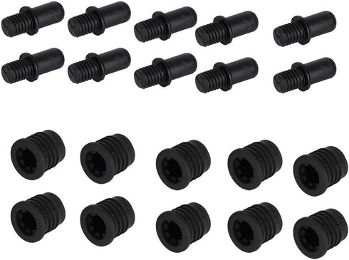 Speaker Grill Guides, 10 Pairs Dust Proof Plastic Speaker Grill Peg Kit, Snap Button Fasteners