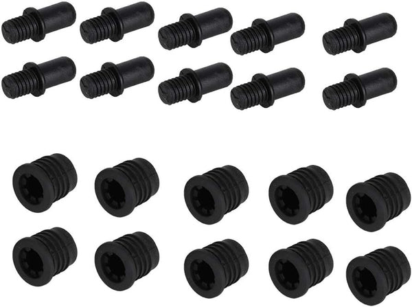 Speaker Grill Guides, 10 Pairs Dust Proof Plastic Speaker Grill Peg Kit, Snap Button Fasteners