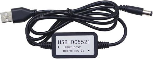 USB to DC 12V Adapter for Haloview Monitor