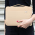 LANDICI 360° Protective Laptop Sleeve Case for 14-15 Inch MacBook Pro/Air, Waterproof Cover Bag, Apricot