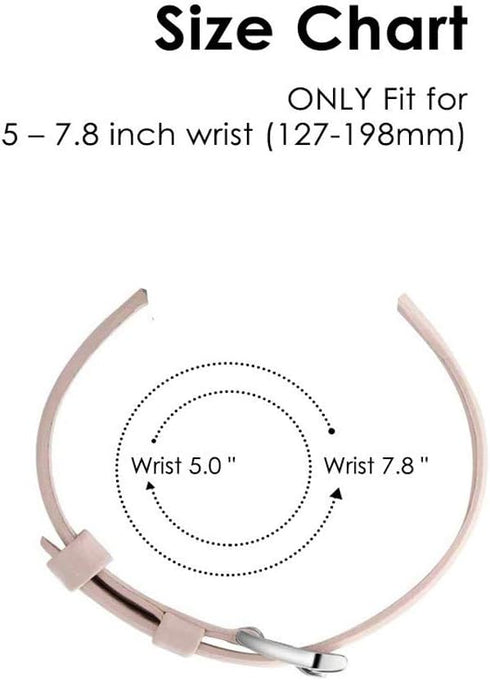 IDW13, IDW16, IDW19 Smartwatch Bands, Lamshaw Slim Vintage Leather Strap Replacement for TOOBUR, TEMINICE, VRPEFIT, and