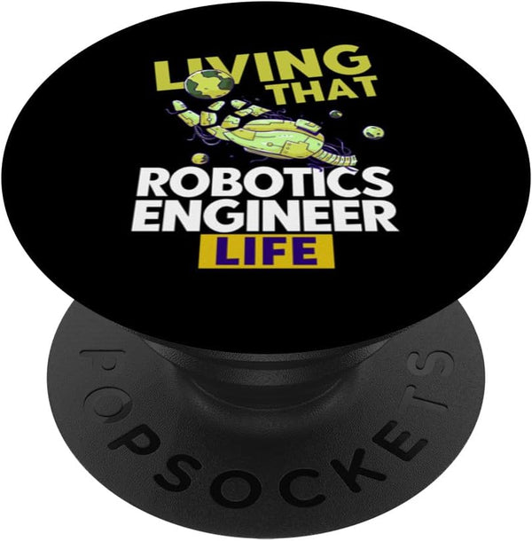 Vintage Robotics Engineer Life Robot PopSockets Standard PopGrip