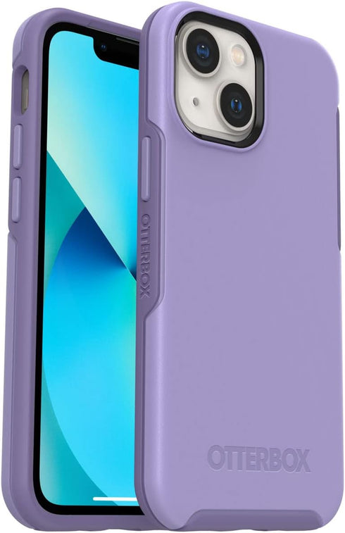 OtterBox 13 12 Symmetry iPhone mini & iPhone mini Series Case - Rest Purple, Ultra-Sleek, Wireless Charging Compatible