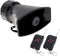 ePathChina 7 Tone Sound Loud Car Siren Vehicle Horn Hooter/Ambulance/Siren/Traffic Sound with Black