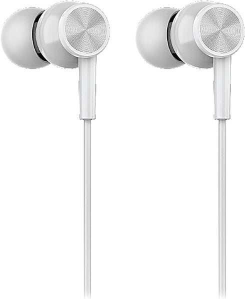 XYS-E3512 in-Ear Earbuds with Microphone (White)