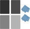SIOTI Square Filter Kit 4X6'' (100X150mm) with ND2 & ND4 & ND8 &