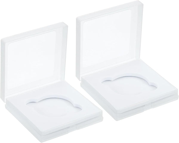 PATIKIL 49mm Lens Filter Case, 2pcs Camera Filter Case Portable Lens Filter Box, Water Resistant Dustproof Plastic for