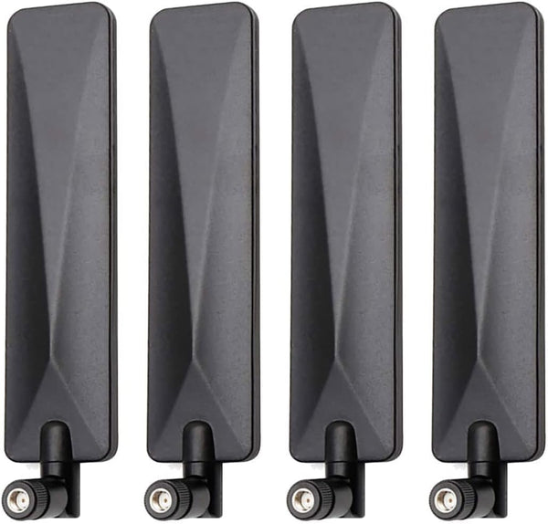 BINGFU 4G LTE Cellular Trail Camera Antenna 9dBi RP-SMA Male (4-Pack) Compatible with