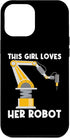 iPhone 14 Plus Case for Girls Kids Cool Robotics Art