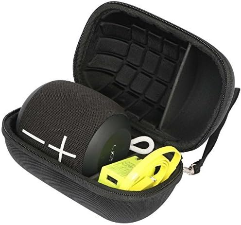 khanka Hard Travel Case for Ultimate Ears UE Wonderboom 1/2/3 Portable Waterproof Bluetooth Speaker - Black