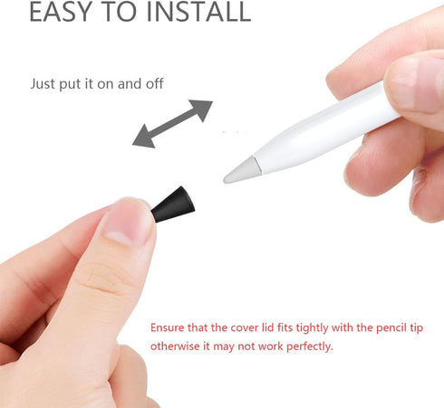 SIXFU 1 2 30) Cover Compatible with Apple Pencil Tips, Silicone Nibs Protector for Apple Pen and Gen iPencil Tip Paper