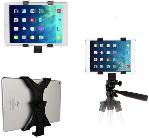 7-10" Tablet Tripod Mount Adapter Holder for iPad, Samsung Galaxy Tab, Microsoft Surface, Google Nexus