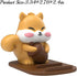 Wsgzmjseed Cell Phone Stand, Animal Smartphone Desk Holder, Lovely Animal Mobile Phone Accessory Ornament Bracket