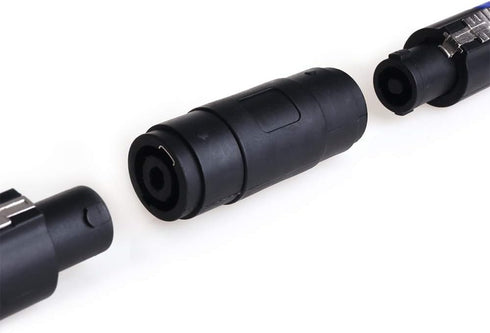 NANYI NL4FC Speakon Cable, 4Pin Speaker/Amp Female to Female Plug Jack Connector, 2 Pack