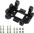 26g Ascent-18 1/18 Black Coating Brass Skid Plate Metal for Redcat Rc Car Upgrade Parts Remote Control Crawler