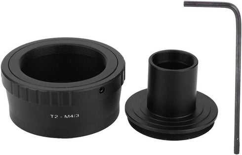 Bindpo T2-M4/3 M42 23.2mm M4/3 Microscope Adapter with Thread, Converter for T Mount Microscope Eyepiece to for Mount