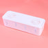 HOMSFOU Power Strip for Desk Organizer with Lid, Wire Organizer Power Strip Cover for Cable Management, White Box