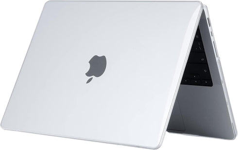 Se7enline Clear Crystal Hard Case for MacBook Pro 14 inch, 2021-2024, with Keyboard Skin, Transparent
