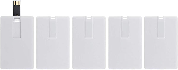 KINMIN Credit Card USB Flash Drive 32GB 5 Pack Business Card Bank Card