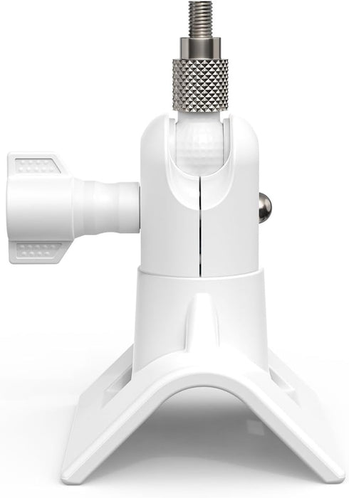 Pole Mount Bracket Compatible with Pan Tilt Camera - Stable Multifunctional Winding Installation (1pack,White)