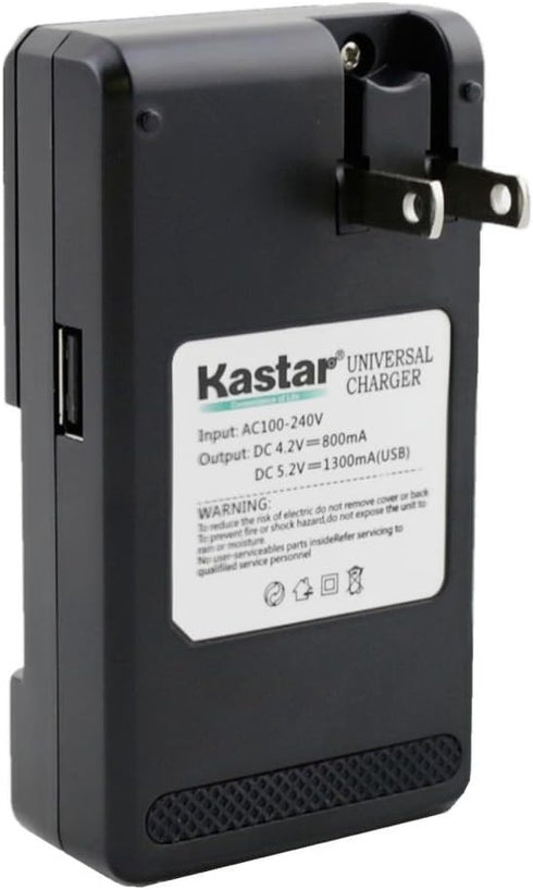 Kastar Intelligent Mini Travel Charger, High Speed Portable USB Charge for Digital Cameras, MP3, MP4
