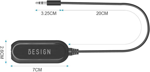 BESIGN Ground Loop Noise Isolator for Car Audio/Home Stereo System - Includes 3.5mm Audio Cable