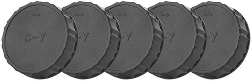 Lens 5pcs Plastic Back Cover, Rear Protective Cover for Contax Yasica C Y Mount SLR Camera Lens
