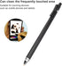 Universal Pen, Battery Pencils with High Sensitivity & Palm Rejection, Double Headed Phone Tablet Pen (Black)