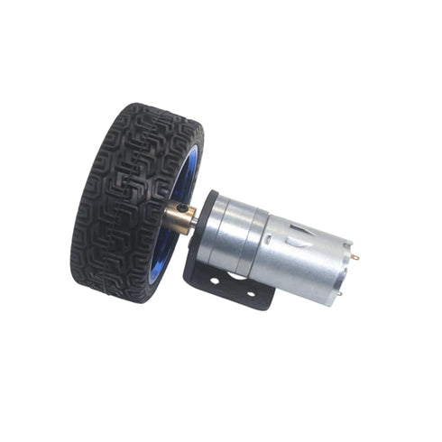 COKYIS 6V DC Geared Motors Hobby RC Vehicle Gear Motors Robot Parts 65mm