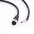 Eonvic Industrial M12 Female 4 Pin Connector Molded PVC Aviation Sensor Cable