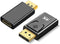 2Pcs DisplayPort to HDMI Adapter Converter, DP Male to HDMI Female Cable for PC, TV