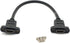 GXMRHWY 30CM HDMI Female to HDMI Female Data Transfer Cable Adapter High Speed Extension Cable with Screws