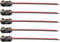 Pack of 5 22AGW Wires I-Type 9V Battery Connector, 9 Volt Battery Clip with Hard Buckle Plastic Housing