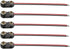 Pack of 5 22AGW Wires I-Type 9V Battery Connector, 9 Volt Battery Clip with Hard Buckle Plastic Housing