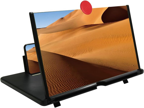 Boolian 3D HD Screen Magnifier Amplifier Projector Screen for Movies, Videos,and Gaming. Foldable