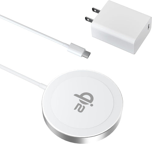 Qi2 Magnetic Charging Pad, Minthouz Wireless Charger with 20W Power Adapter, Fast Charging for iPhone 16/15/14/13/12
