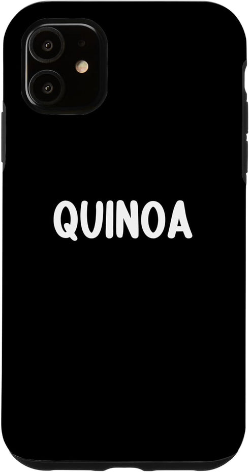 Funny Quinoa Lover Peru Peruvian Food iPhone 11 Quinoa Food Design For Men Women Kids Funny Quinoa Case