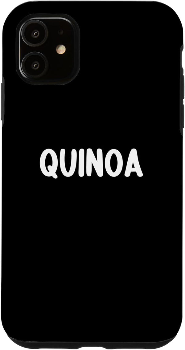 Funny Quinoa Lover Peru Peruvian Food iPhone 11 Quinoa Food Design For Men Women Kids Funny Quinoa Case