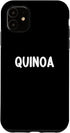 Funny Quinoa Lover Peru Peruvian Food iPhone 11 Quinoa Food Design For Men Women Kids Funny Quinoa Case