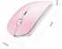 Bluetooth Mouse for iPad Pro, Rechargeable Wireless Mouse for MacBook Pro, MacBook Air, Chromebook, Windows PC (Pink)