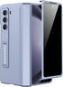 Samsung Galaxy Z Fold 5 Case by Miimall: Ice Blue, with Privacy Screen Protector, Kickstand & Magnetic Hinge Protection.