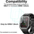 Tempered Glass Screen Protector Compatible with Hemisol, ZYCZWL KR06 1.8 inches Rugged Smart Watch, 3pcs, 9H