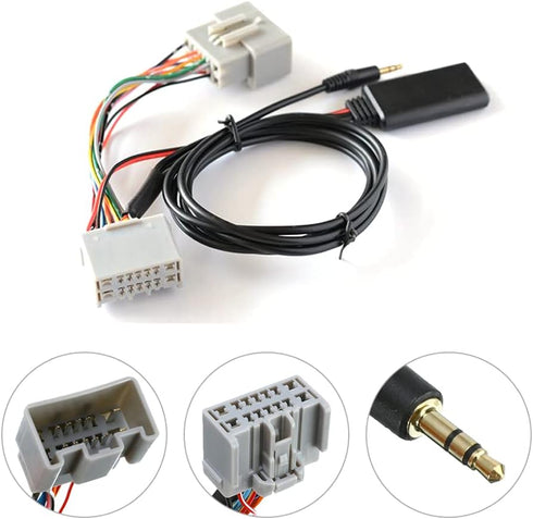Car Bluetooth Aux Adapter Cable - Radio Cars Electronics Accessories, Bluetooth aux Replacement Compatible with