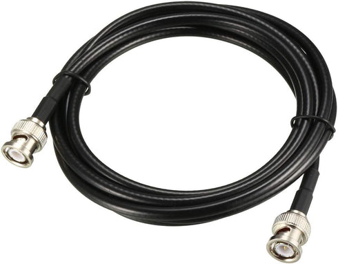 uxcell RG58 Coaxial Cable with BNC Male to BNC Male Connectors, 50 Ohm, 10 Ft