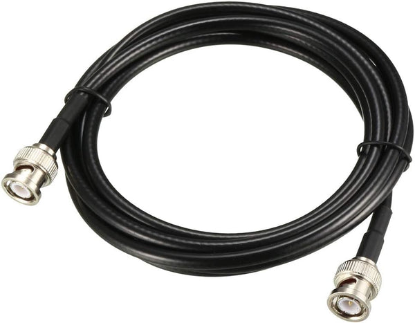 uxcell RG58 Coaxial Cable with BNC Male to BNC Male Connectors, 50 Ohm, 10 Ft