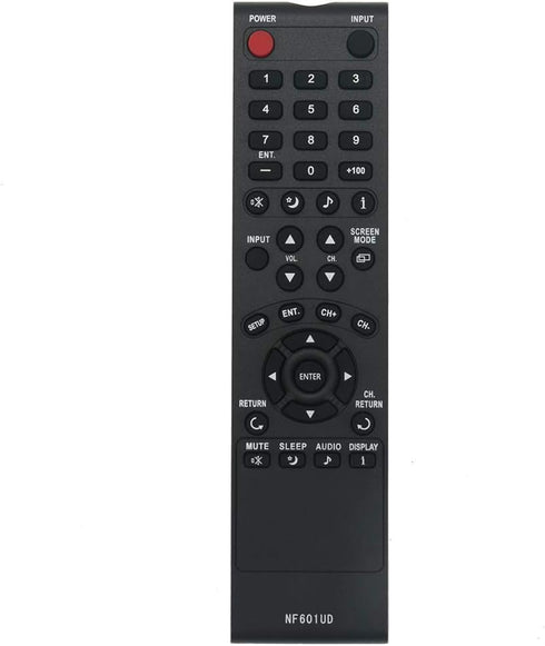 NF601UD Replace Remote Control Compatible with Sylvania TV Models LC155SC8, LC200EM8, LC200SL9, RLC200EM8, RLC200SL9
