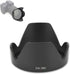 Lens Hood, Tulip Flower Lens Hood for EF-S 18-200mm f/3.5-5.6 is Lens, EW-78D ABS Mount Replacement