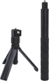 Serounder 47in 6.9in 1/4 X4 X3 X2 Invisible Selfie Stick, Time Tripod Camera Selfie Stick with Screw Extendable