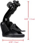 Action Camera Car Suction Cup Mount - Tripod Adapter for GOPRO Hero 6/5/4/3+/3/2/1 and Other Action Cameras