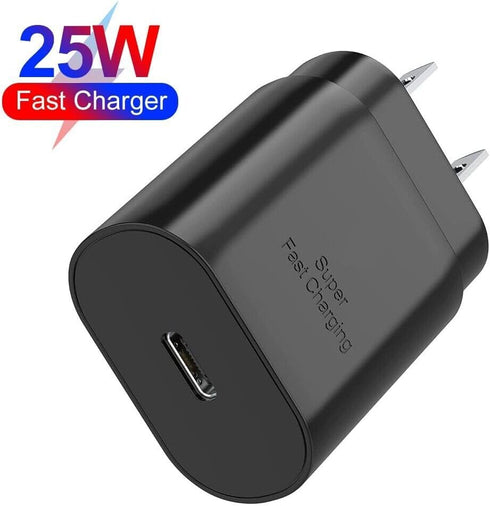 Type C Charger, 25W USB-C PD Fast Charging with 6ft Cable for Samsung Galaxy